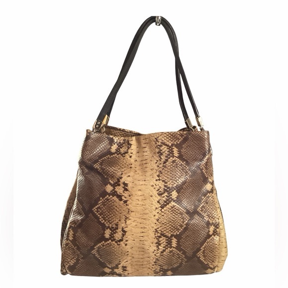Coach Handbags - Coach Phoebe Brown Snakeskin Limited Edition Purse